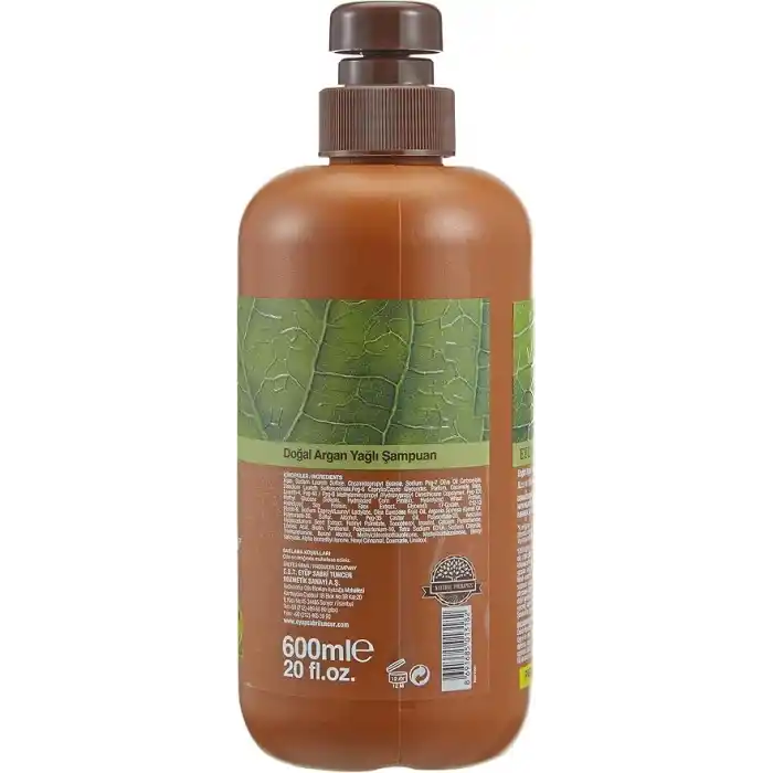 Eyüp Sabri Tuncer Doğal Argan Yağlı Şampuan (600 Ml)