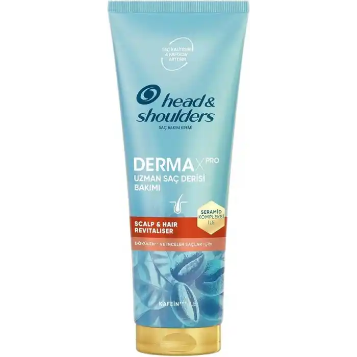 Head & Shoulders DermaXPRO Scalp & Hair Revitaliser Dökülme Karşıtı Saç ve Saç Derisi Bakım Kremi Kafein ve Seramid ile 220ml