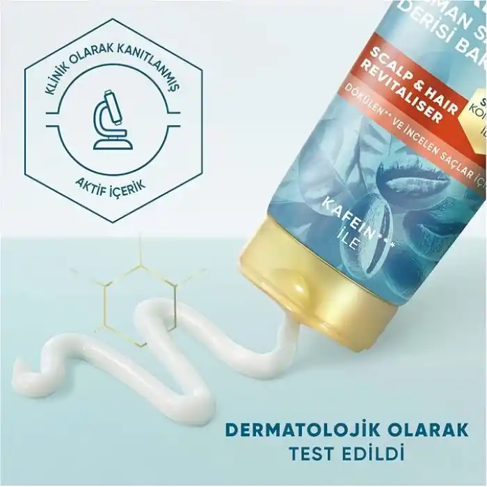 Head & Shoulders DermaXPRO Scalp & Hair Revitaliser Dökülme Karşıtı Saç ve Saç Derisi Bakım Kremi Kafein ve Seramid ile 220ml