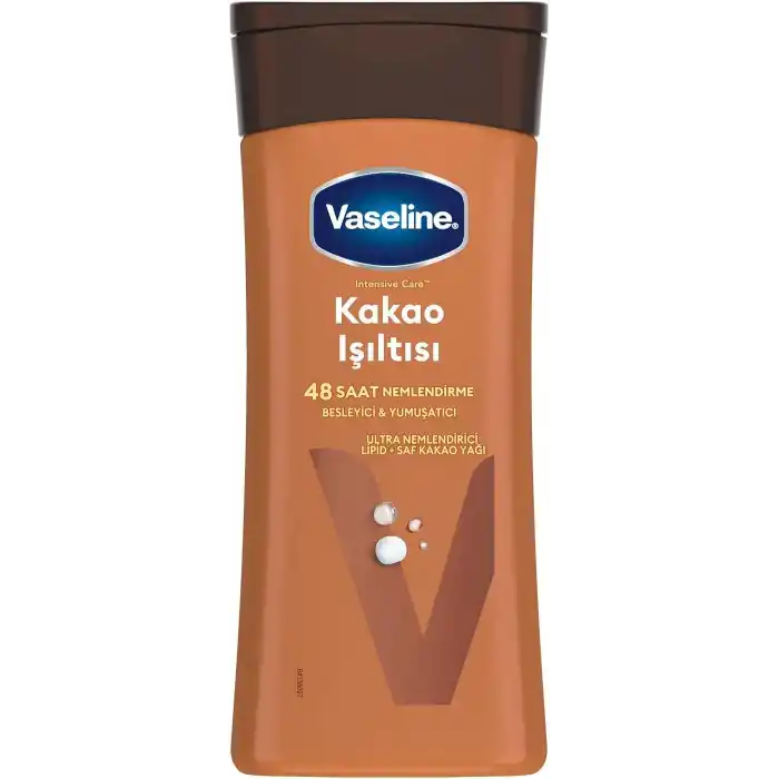 Vaseline Vücut Losyonu Kakao Işıltısı Parlaklığını Kaybetmiş ve Kuru Ciltler İçin 200 ml