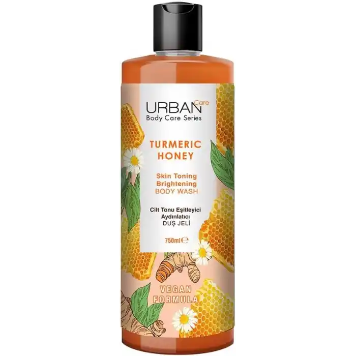 Urban Care Turmeric Honey Cilt Tonu Eşitleyici ve Aydınlatıcı Duş Jeli, 750 ml