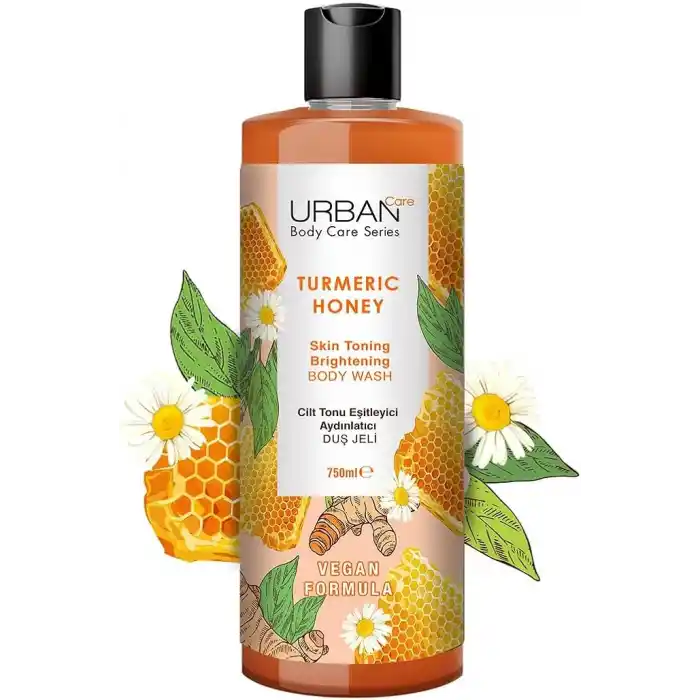 Urban Care Turmeric Honey Cilt Tonu Eşitleyici ve Aydınlatıcı Duş Jeli, 750 ml