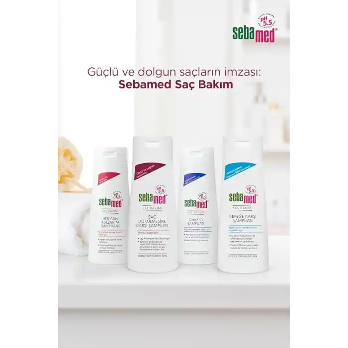 Sebamed Saç Dökülmesine Karşı Güçlendirici Etkili Kafein ve Ginkgo Biloba İçerikli Şampuan 1000 ml
