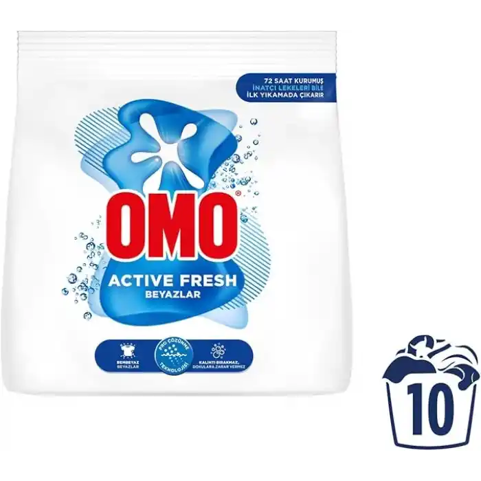 Omo Active Fresh Beyazlar Toz Deterjanı 1.5 kg