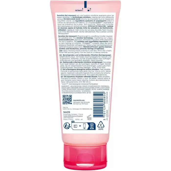 Bioderma Sensibio Foaming Gel Hassas ve Normal Ciltler Durulanan Micellar Yüz Temizleme Jeli 100 ml