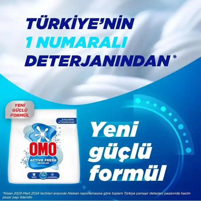 Omo Active Fresh Beyazlar Toz Deterjanı 1.5 kg