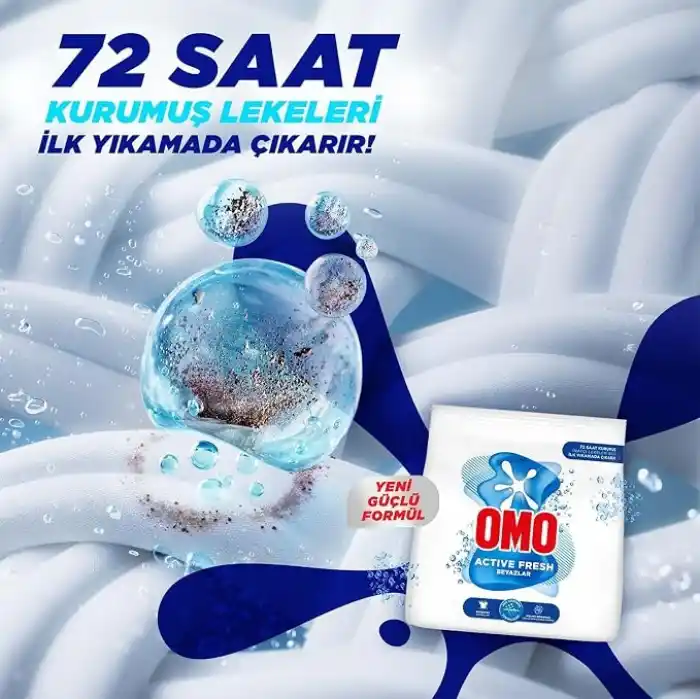 Omo Active Fresh Beyazlar Toz Deterjanı 1.5 kg