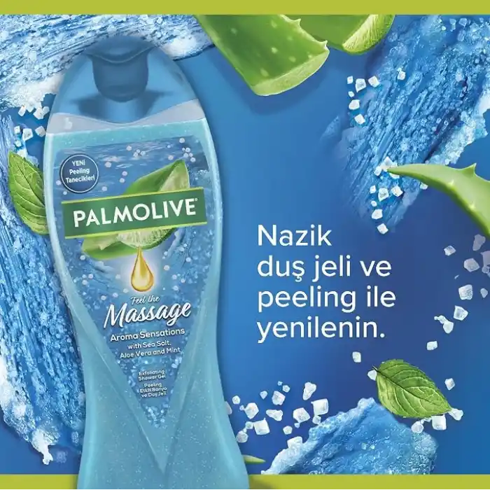 Palmolive Aroma Sensations Feel The Massage Peeling Etkilli Banyo ve Duş Jeli (500 ml)