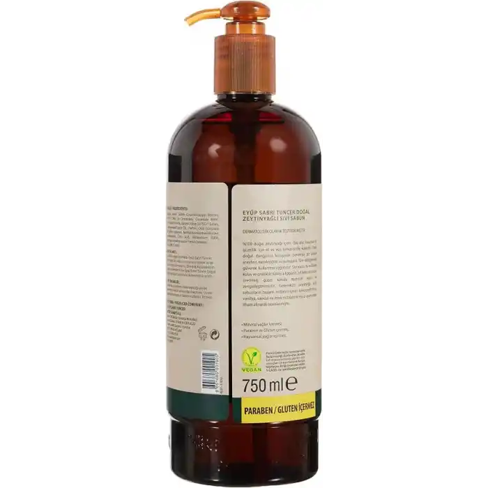 Eyüp Sabri Tuncer Doğal Zeytinyağli Sivi Sabun 750 ml Pet Şişe (1 x 750 ml)