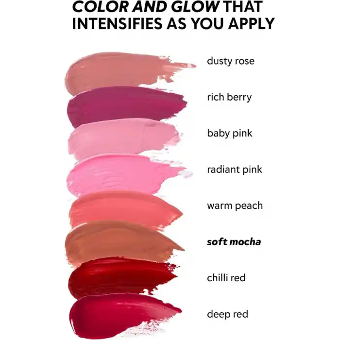 Cream Co. Allık Ruj Göz Farı Glow Tint Soft Mocha, Nemlendirici Makyaj, 504 Nude, Hyaluronik Asit Peptit