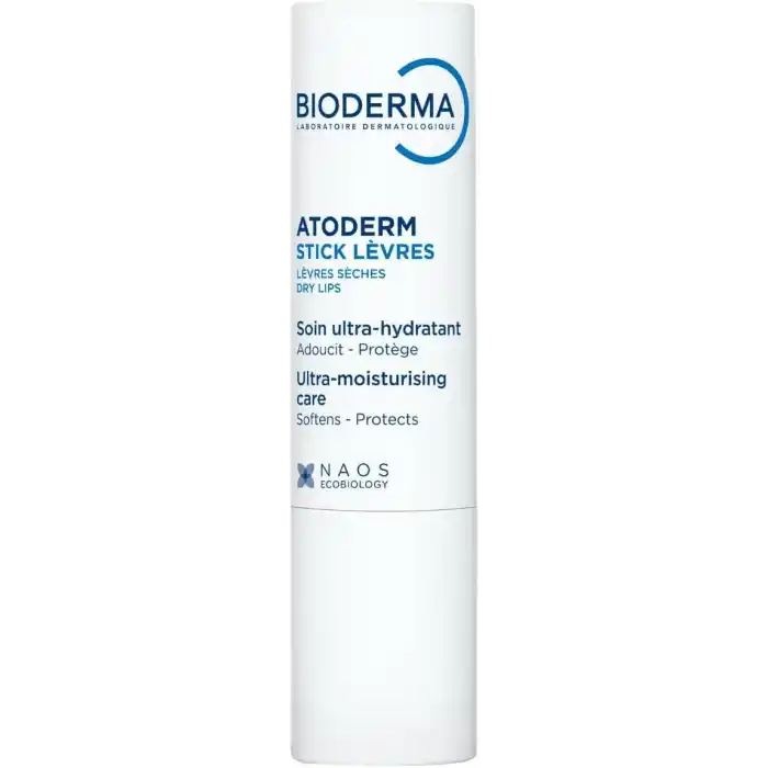 Bioderma Atoderm Lip Stick Besleyici, E Vitamini ve Shea Yağı İçeren Nemlendirici Dudak Bakım Kremi 4 gr