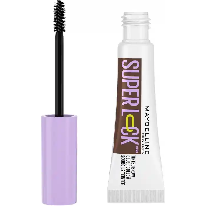 Maybelline Super Lock Brow Glue Kaş Sabitleyici Maskara - Deep Brown