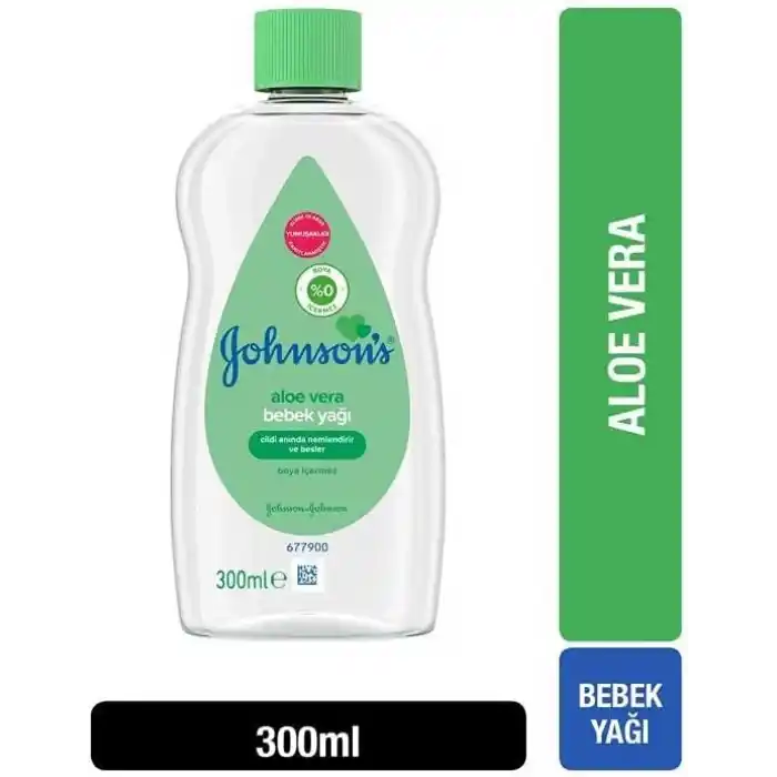 Johnsons Baby Aloe Vera Bebek Yağı 300 mL