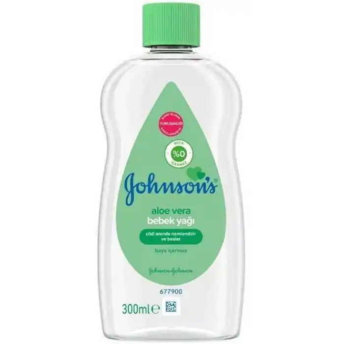 Johnsons Baby Aloe Vera Bebek Yağı 300 mL