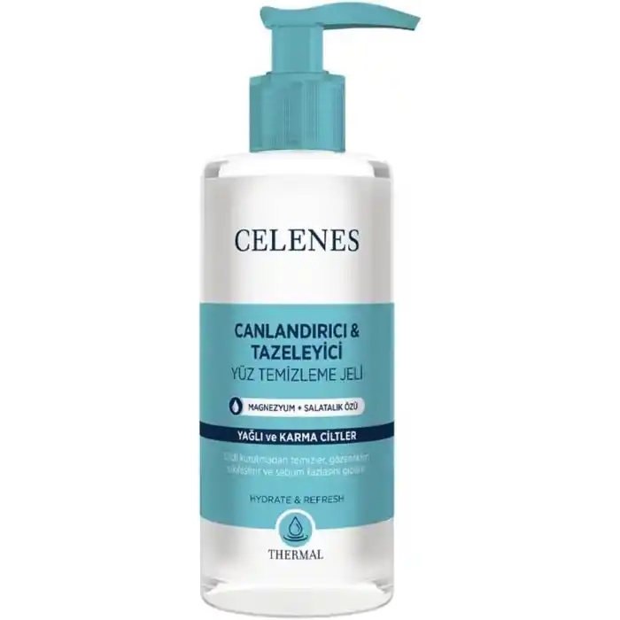Celenes By Sweden Thermal Yüz Yıkama Jeli Yağlı ve Karma Ciltler (250 ml)