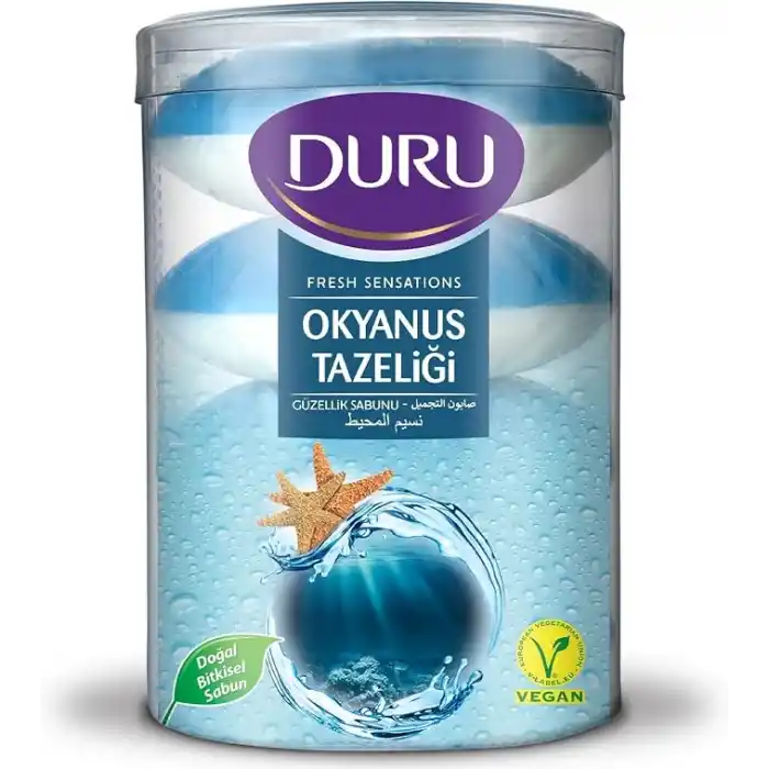DURU Fresh Sensations Ocean Sabun, 100 Gramx4