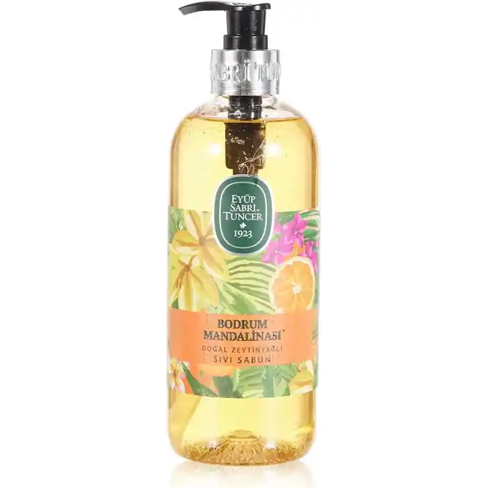Eyüp Sabri Tuncer Doğal Zeytinyağlı Sıvı Sabun Bodrum Mandalinasi Pet Şişe (500 ml)