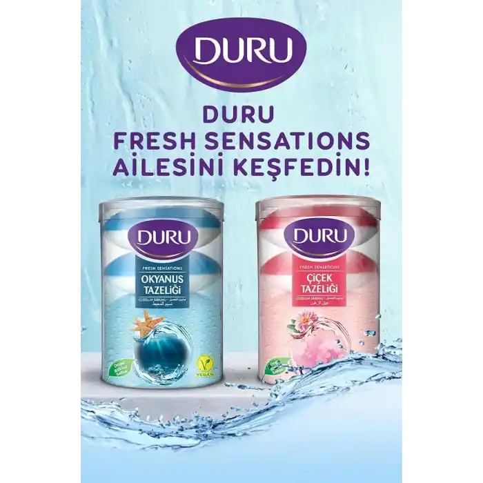 DURU Fresh Sensations Ocean Sabun, 100 Gramx4