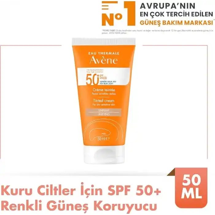 Avene-Crème Tinted Spf50+ 50 Ml Yeni Ürün