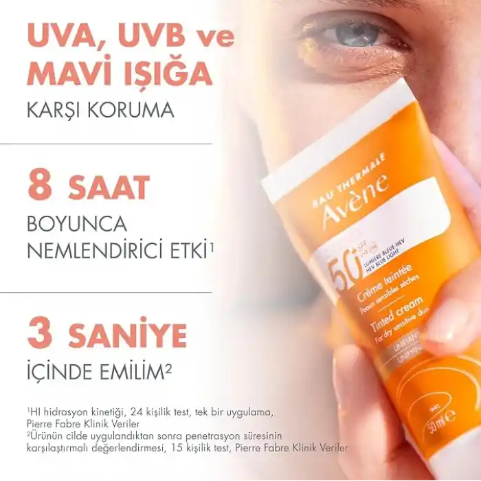 Avene-Crème Tinted Spf50+ 50 Ml Yeni Ürün