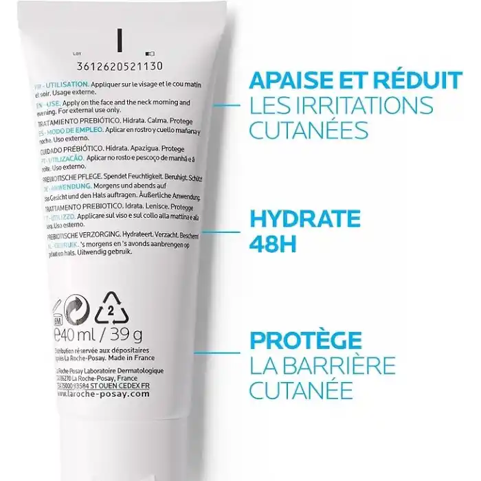 La Roche-Posay Toleriane Sensitive 40ml - Hassas Cilt için Nemlendirici Bakım Kremi