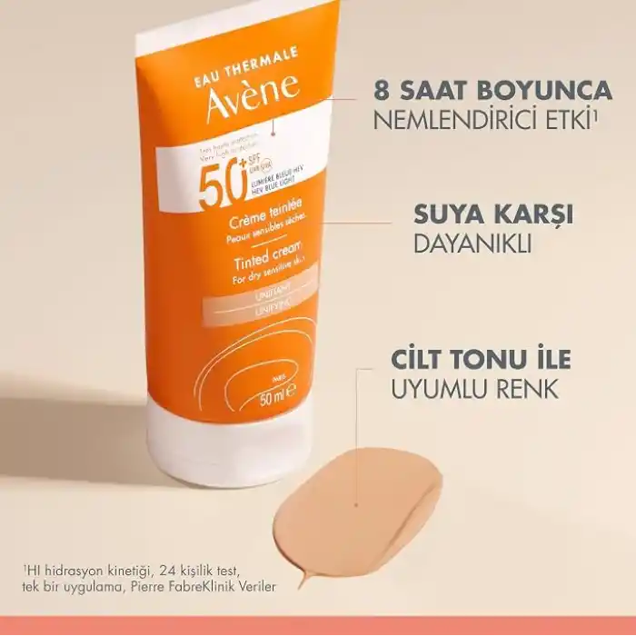 Avene-Crème Tinted Spf50+ 50 Ml Yeni Ürün