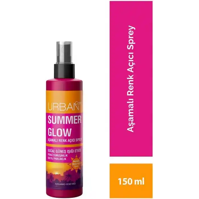 URBAN Care Summer Glow Aşamalı Renk Açıcı Saç Spreyi 150 ml- Vegan