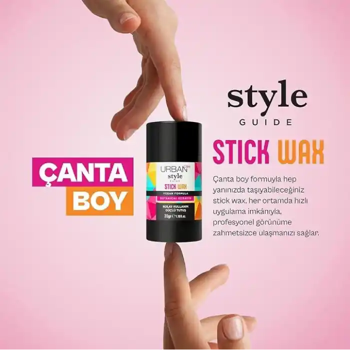 Urban Care Style Guide Güçlü Tutuş Sağlayan Saç Sabitleyici Stick Wax 35 Gram