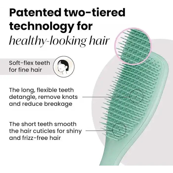 Tangle Teezer The Ultimate Detangler Fine & Fragile Dark Teal-Hassas İnce Saç Fırçası-Tarak