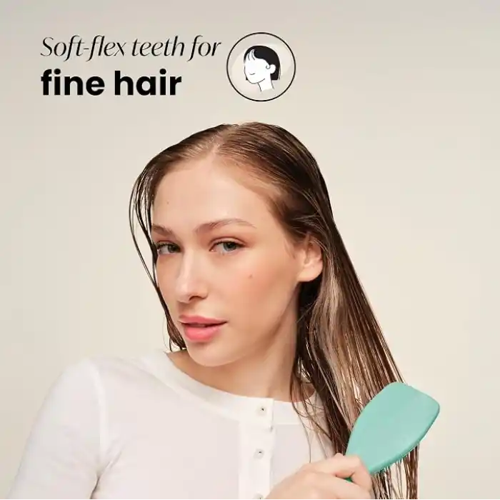 Tangle Teezer The Ultimate Detangler Fine & Fragile Dark Teal-Hassas İnce Saç Fırçası-Tarak
