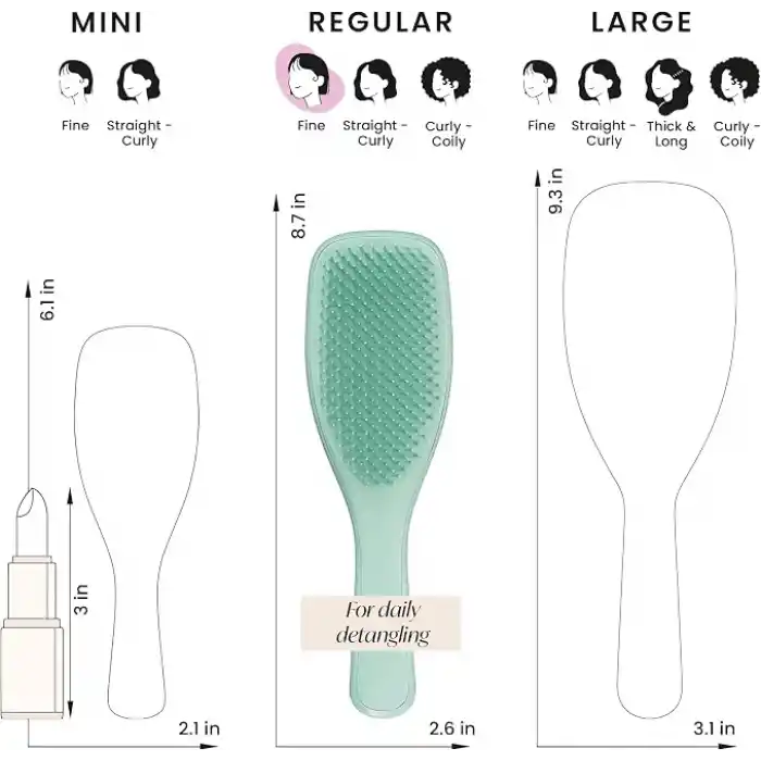 Tangle Teezer The Ultimate Detangler Fine & Fragile Dark Teal-Hassas İnce Saç Fırçası-Tarak
