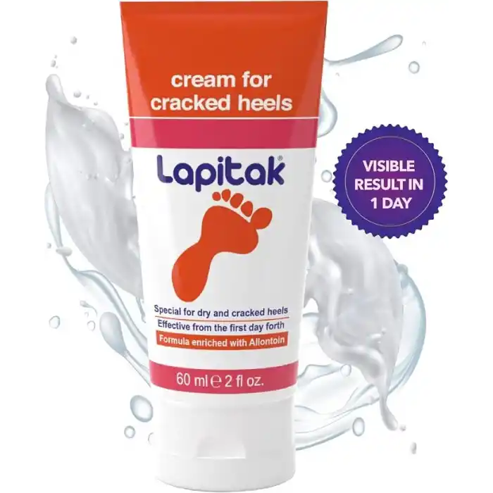 Lapitak Topuk Çatlak Kremi 60ml - Ayak Kremi - Ayak Bakımı - Ayaklardaki Çatlakları Engenlemeye Yardımcı olur. Kuru ve Yıpranmış Ayaklarda 24 saat içinde etkisi hissedilir.