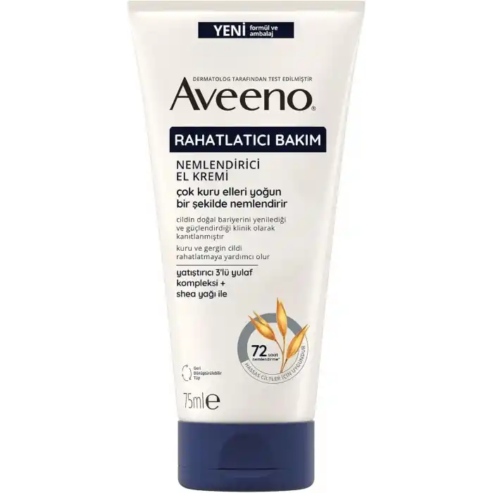 Aveeno Rahatlatıcı Bakım Yulaf Özlü ve Gliserinli Nemlendirici El Kremi 75 ml