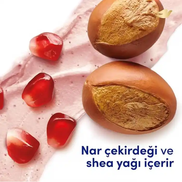 Dove Vücut Peelingi Nar Çekirdeği ve Shea Yağı 225ml Beyaz
