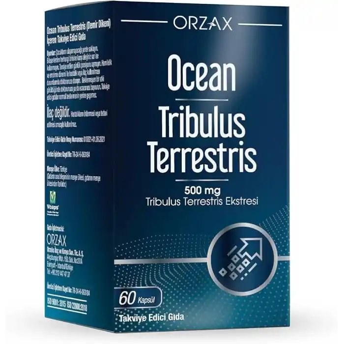 Orzax Ocean Tribulus Terrestris 500 Mg 60 Kapsül