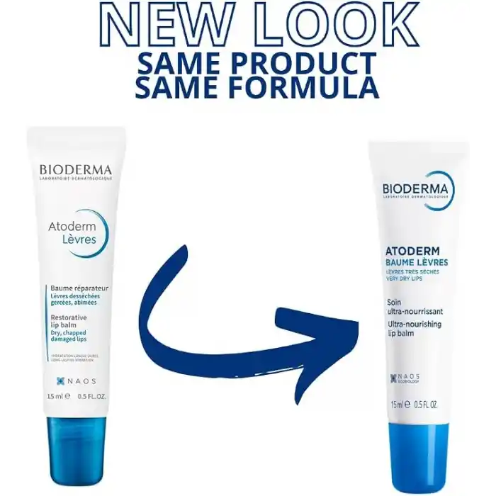 Bioderma Atoderm Lip Balm Kuru, Çatlamış Dudak Besleyici Nemlendirici Dudak Kremi Avokado ve Shea Yağı 15 ml