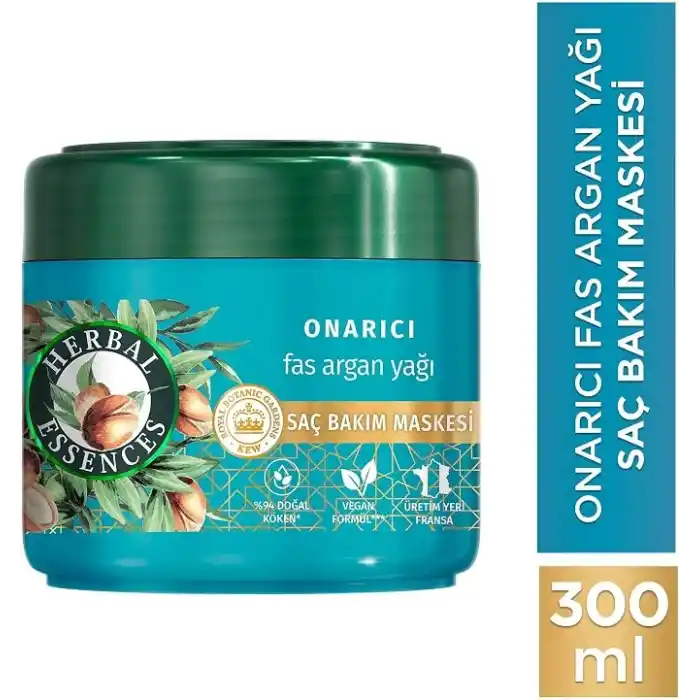 Herbal Essences Onarıcı Argan Yağı Saç Bakım Maskesi 300ml