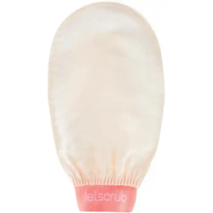 Letscrub Ekru Banyo Duş Kesesi Peeling Eldiveni%100 Floş Ipek Normal Ciltler Için