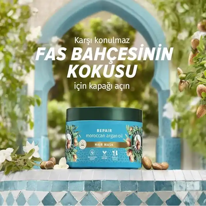 Herbal Essences Onarıcı Argan Yağı Saç Bakım Maskesi 300ml