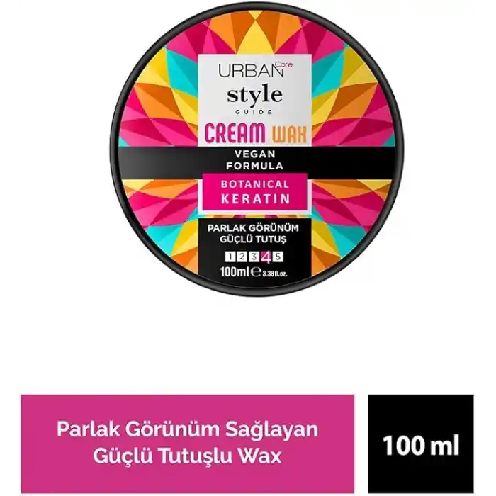 Style Guide Parlak Görünüm Sağlayan Krem Wax- Güçlü Tutuş- 100ml