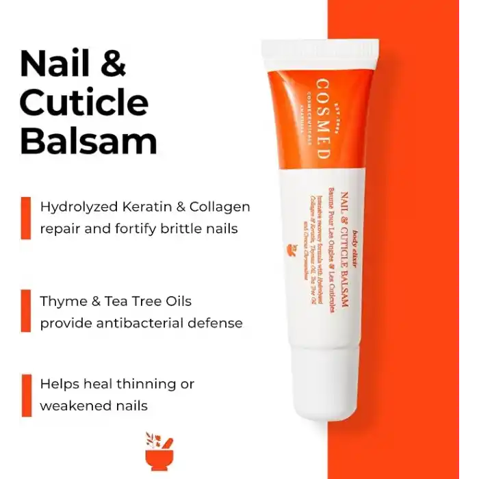 Cosmed Tırnak Dokusunu ve Kütikül Yapısını Destekleyen Bakım Balmı Nail & Cuticle Balsam 15 ml