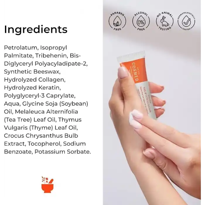 Cosmed Tırnak Dokusunu ve Kütikül Yapısını Destekleyen Bakım Balmı Nail & Cuticle Balsam 15 ml