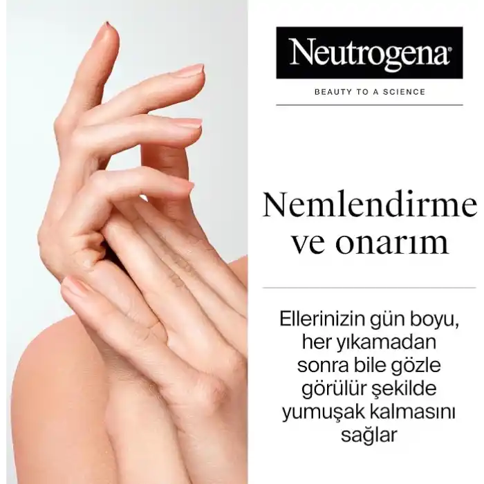 Neutrogena Parfümlü El Kremi 75 ml + Dudak Kremi SPF 20 (4,8 g) — Parfümlü Onarıcı El Kremi — Kuru Dudaklar için Nemlendirici Balm