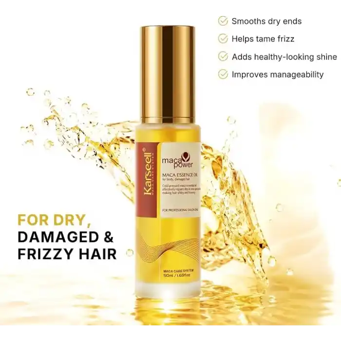 Karseell Argan İçerikli Saç Bakım Yağı 50 ml Maca Özü Saç Bakım Yağı