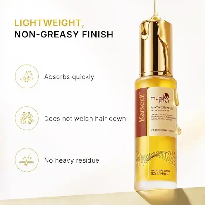 Karseell Argan İçerikli Saç Bakım Yağı 50 ml Maca Özü Saç Bakım Yağı
