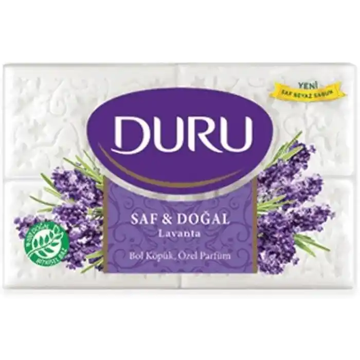 DURU Saf&Doğal Lavanta Sabun, 150 Gramx4