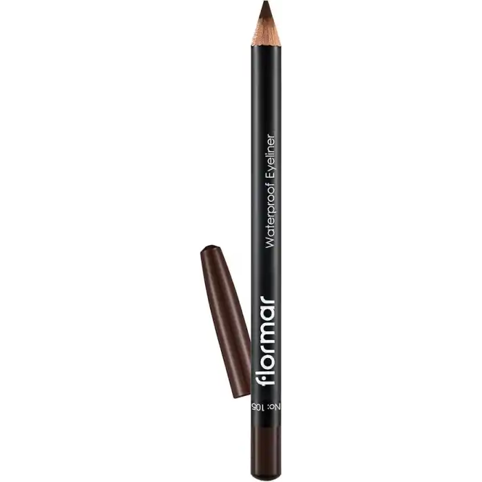 Flormar Suya Dayanıklı Mat Göz Kalemi (KAHVE) - Waterproof Eyeliner - 105 Warm Brown - 8690604109050