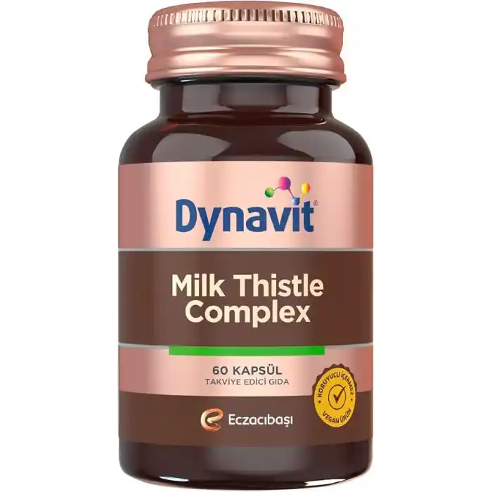 Dynavit Milk Thistle Complex 60 Kapsül - Deve Dikeni Tohum, Silimarin, Enginar, Karahindiba, Maydanoz
