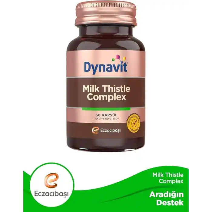 Dynavit Milk Thistle Complex 60 Kapsül - Deve Dikeni Tohum, Silimarin, Enginar, Karahindiba, Maydanoz