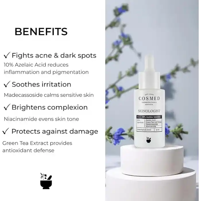 Cosmed Azelaik Asit (%10) ve Yeşil Çay İçeren Leke Karşıtı Serum 30 ml